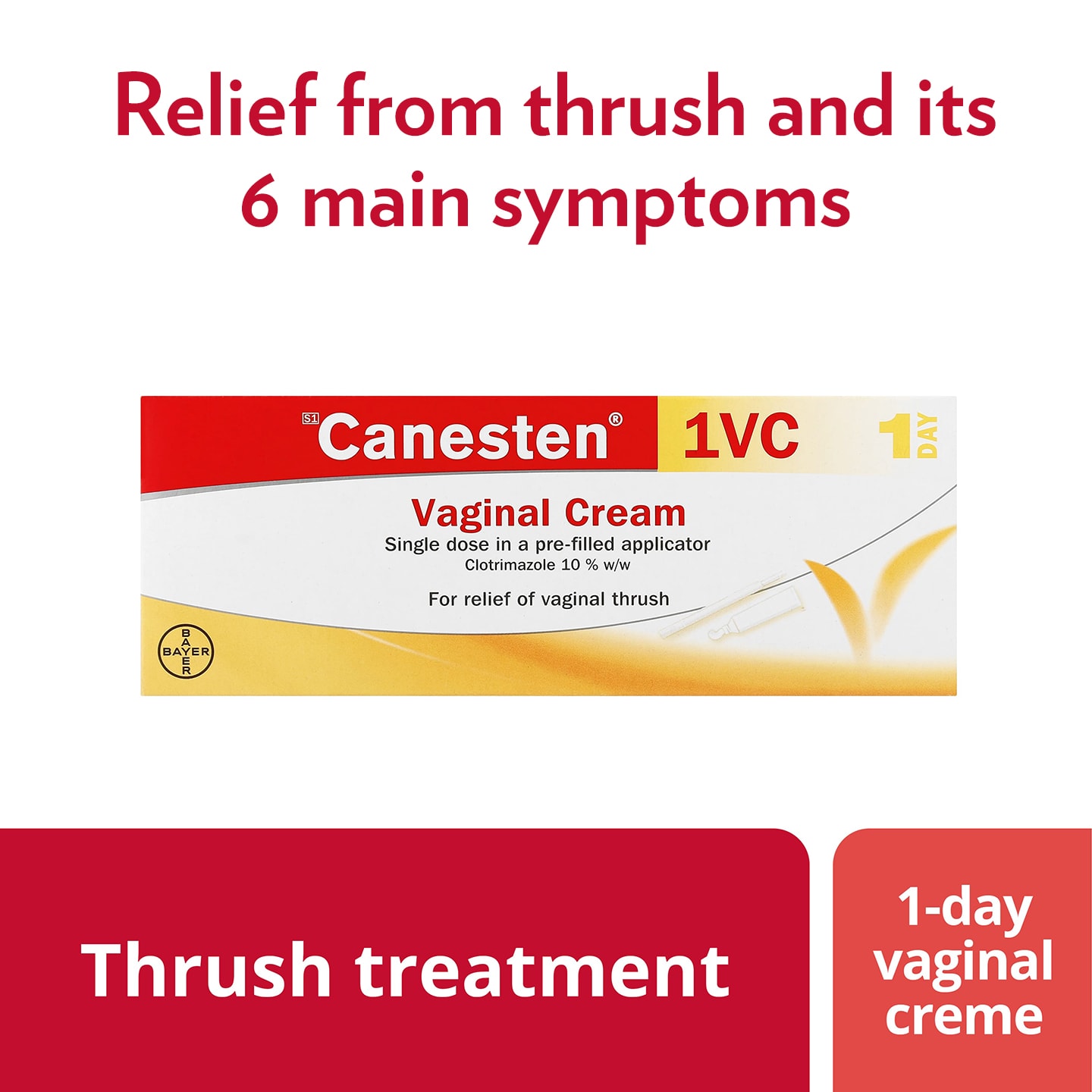 Canesten Thrush Internal Vaginal Cream Canesten products